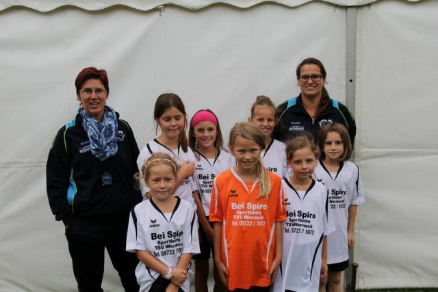 Die Mannschaften des Bezirksschülertreffens 2016 in Massbach